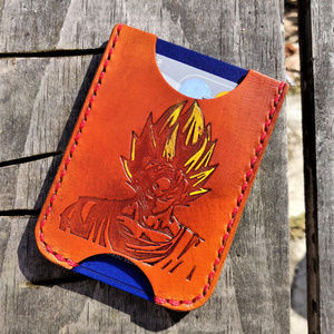 JP Leathercraft Minimalist Leather Wallet Goku